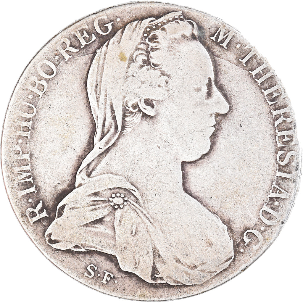 Coin, Austria, Joseph II, Thaler, 1780, Restrike, VF(30-35), Silver, KM:T1