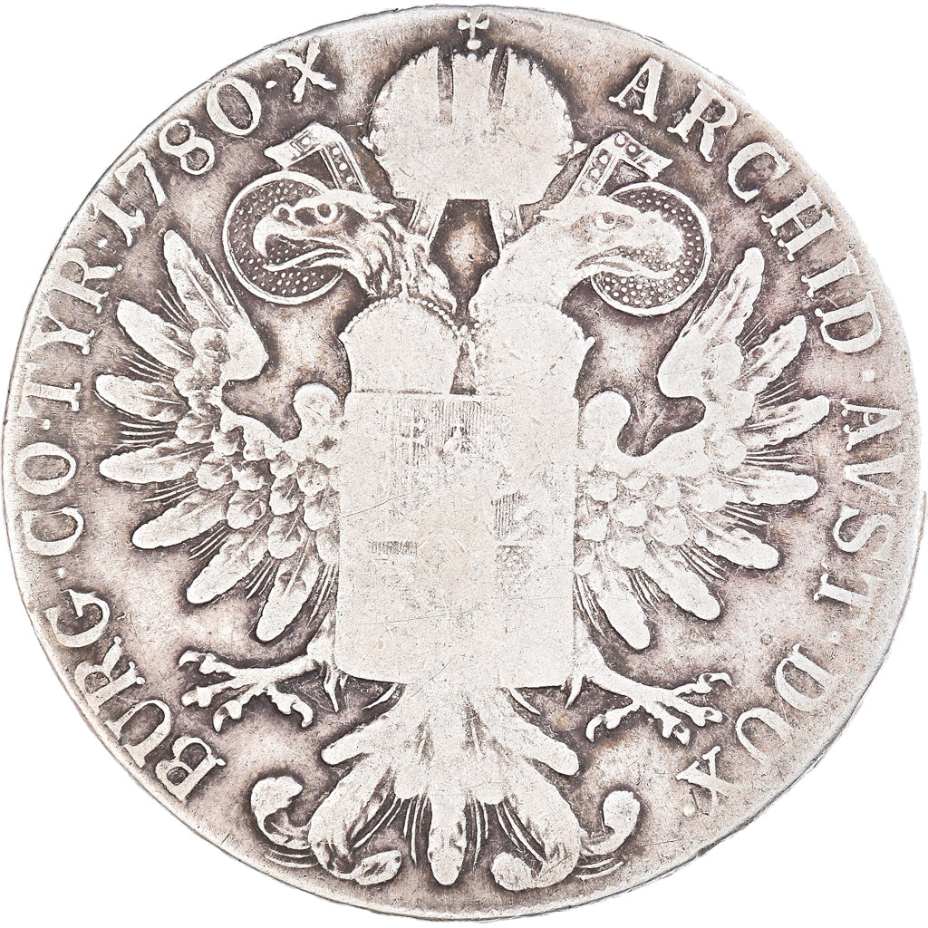 Coin, Austria, Joseph II, Thaler, 1780, Restrike, VF(30-35), Silver, KM:T1