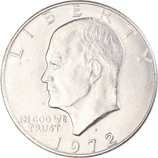 Coin, United States, Eisenhower, Dollar, 1972, Denver, AU(50-53), Copper-Nickel