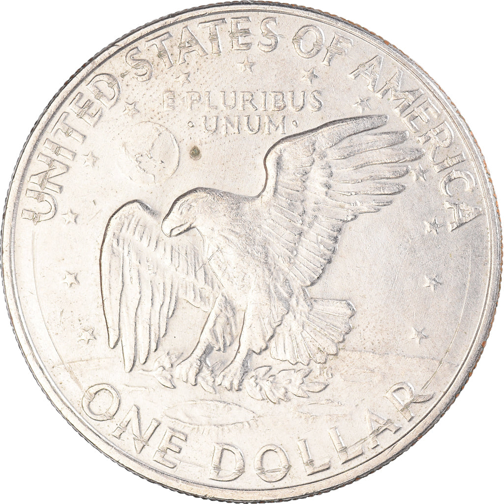Coin, United States, Eisenhower, Dollar, 1972, Denver, AU(50-53), Copper-Nickel