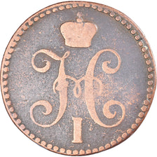 Moneta, Russia, Nicholas I, 2 Kopeks, 1844, Ekaterinbourg, MB, Rame, KM:145.1