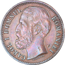 Coin, Romania, Carol I, 2 Bani, 1879, Bucharest, EF(40-45), Copper, KM:11.2
