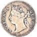 Monnaie, Hong Kong, Victoria, 5 Cents, 1895, TTB, Argent, KM:5