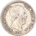 Coin, Netherlands, William III, 5 Cents, 1850, EF(40-45), Silver, KM:91