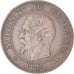 Coin, France, Napoléon III, 2 Centimes, 1854, Strasbourg, EF(40-45), Bronze