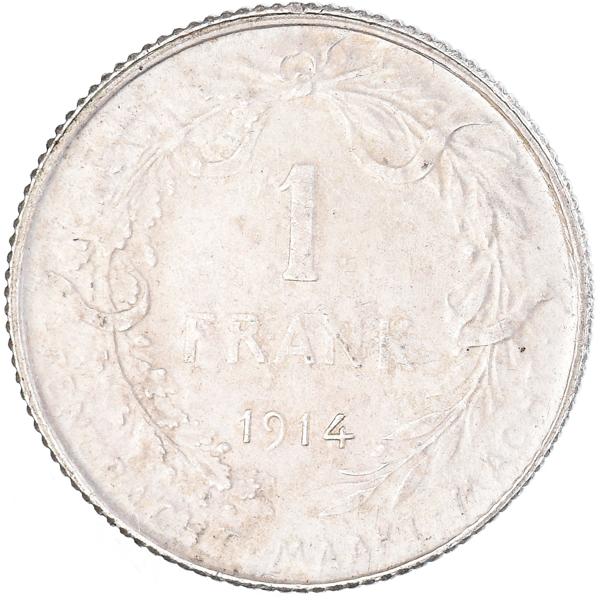 Coin, Belgium, Albert I, Franc, 1914, EF(40-45), Silver, KM:73.1
