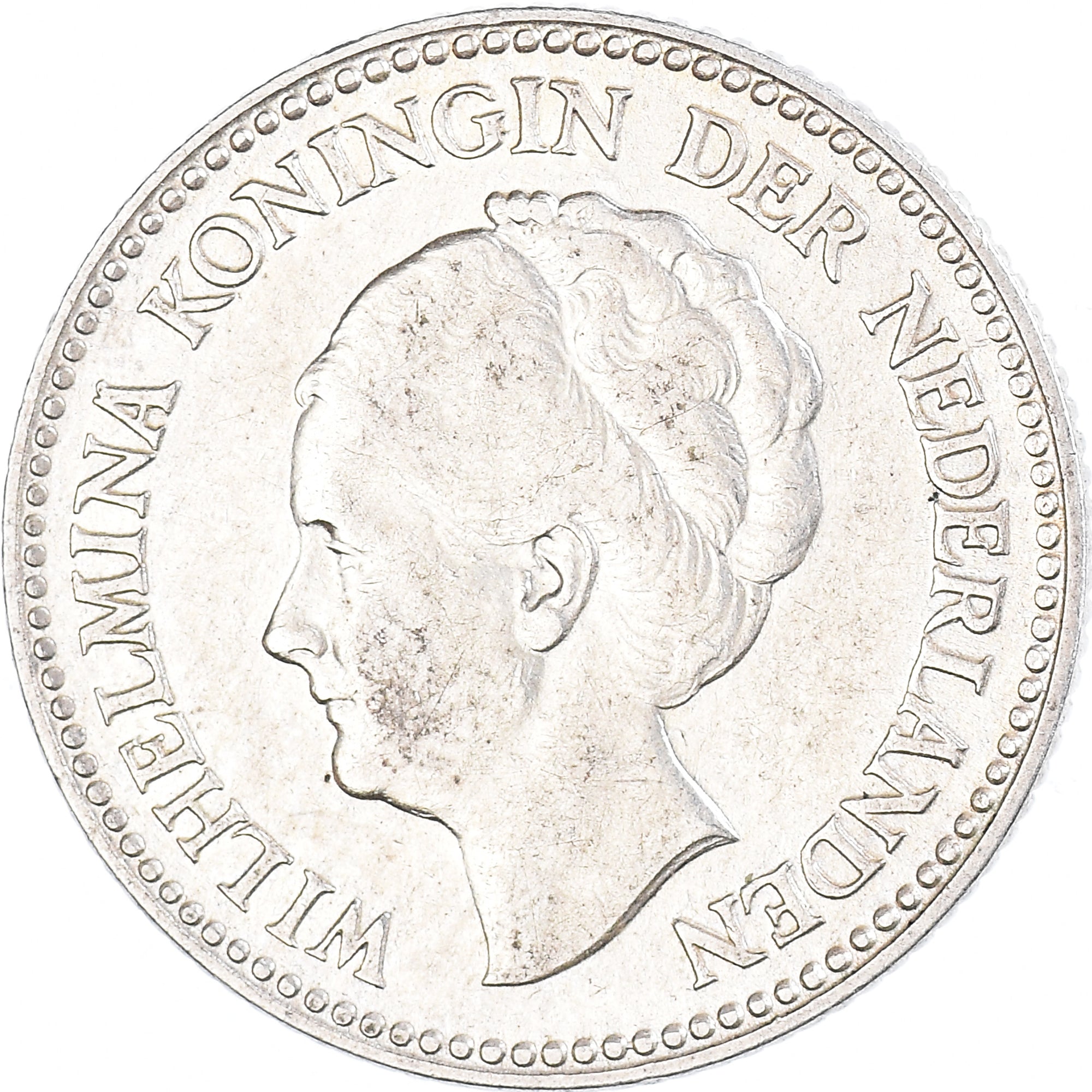 Coin, Netherlands, Wilhelmina I, 1/2 Gulden, 1929, AU(50-53), Silver, KM:160