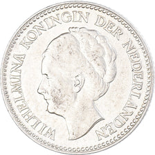 Coin, Netherlands, Wilhelmina I, 1/2 Gulden, 1929, AU(50-53), Silver, KM:160