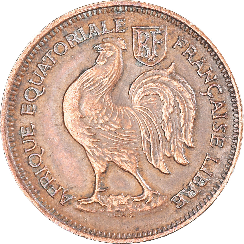 Monnaie, Afrique-Équatoriale française, 50 Centimes, 1943, Pretoria, TTB