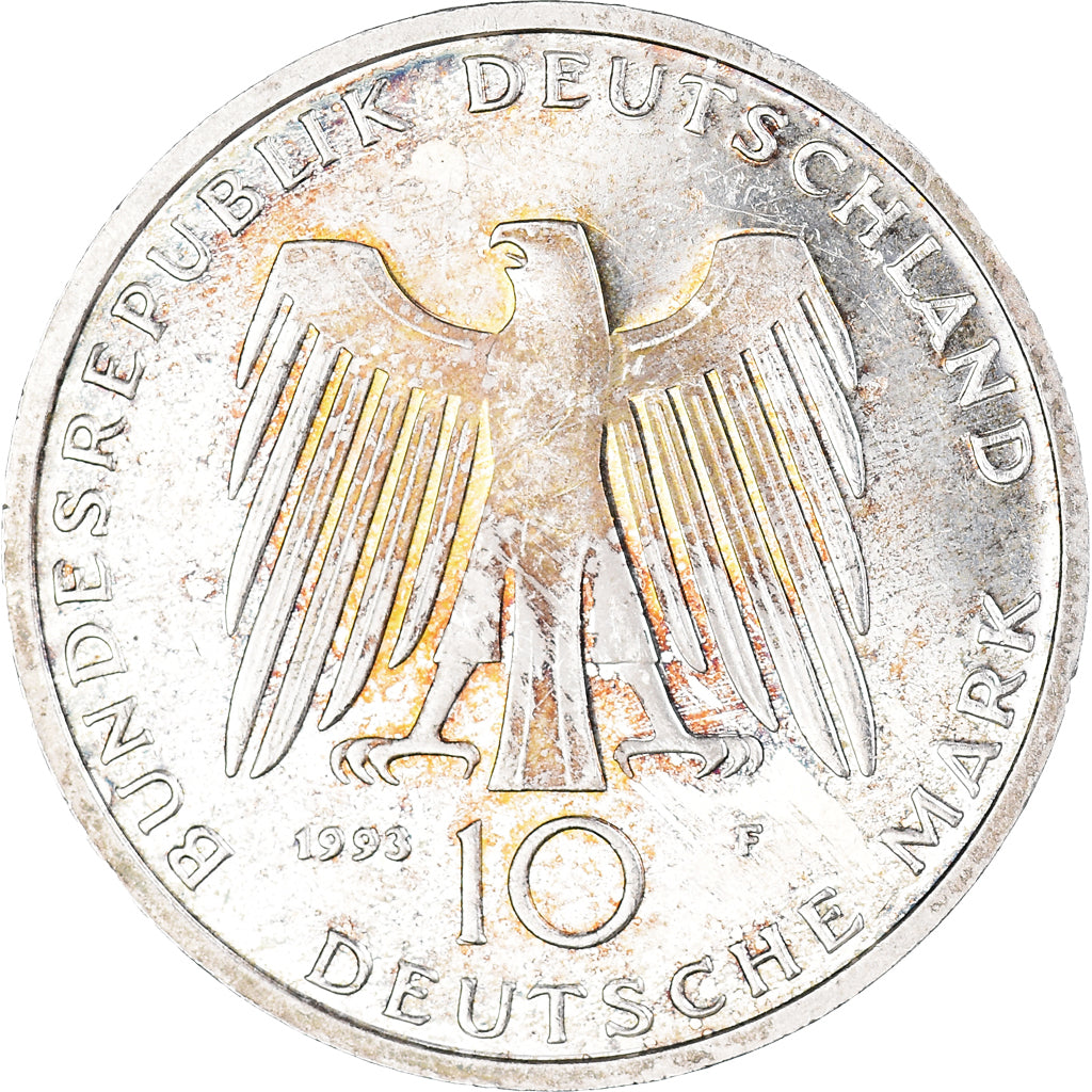 Münze, Bundesrepublik Deutschland, 10 Mark, 1993, Stuttgart, Germany, Proof