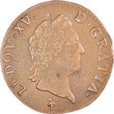 Munten, Frankrijk, Louis XV, Sol à la vieille tête, Sol, 1771, Reims, FR+