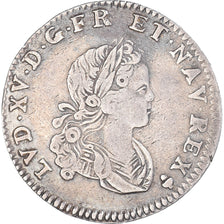 Monnaie, France, Louis XV, 1/6 Écu (XX – S) de France-Navarre, 20 Sols, 1/6