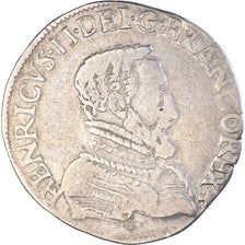Münze, Frankreich, Henri II, Teston, 1556, Poitiers, SS, Silber, Sombart:4560