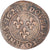 Moneda, Francia, Louis XIII, Double Tournois, 1628, Paris, MBC, Cobre, KM:61.1