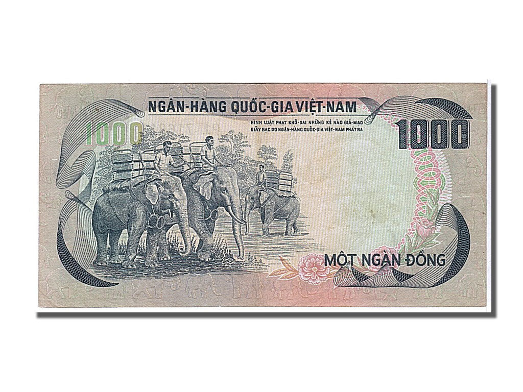 Banknote, South Viet Nam, 1000 D<ox>ng, 1972, UNC(65-70)