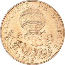 Munten, Frankrijk, La conquête, 10 Francs, 1983, Tranche B, PR, Nickel-Bronze