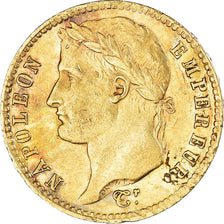 Moneta, Francja, Napoléon I, 20 Francs, 1810, Paris, AU(50-53), Złoto