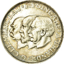 France, 20 Francs, Clémenceau, Poincaré, Briand, 1929, Paris, ESSAI, Argent