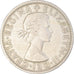 Moneda, Gran Bretaña, Elizabeth II, 1/2 Crown, 1955, MBC, Cobre - níquel