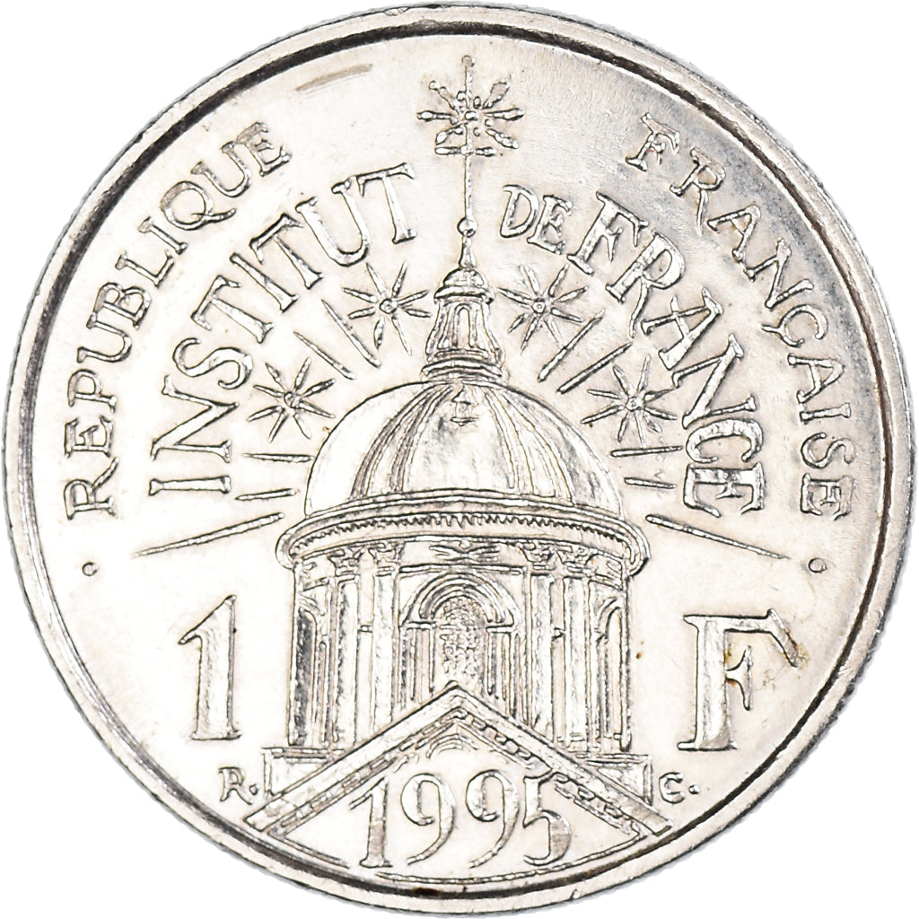 Moneda, Francia, Institut, Franc, 1995, EBC, Níquel, KM:1133, Gadoury:480