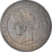 Moneta, Francia, Cérès, 10 Centimes, 1872, Paris, BB, Bronzo, KM:815.1