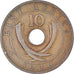 Coin, EAST AFRICA, Edward VIII, 10 Cents, 1936, VF(30-35), Bronze, KM:24