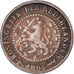 Moneta, Paesi Bassi, Wilhelmina I, 1/2 Cent, 1894, MB+, Bronzo, KM:109.2