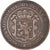 Coin, Luxembourg, William III, 10 Centimes, 1854, Utrecht, VF(30-35), Bronze