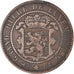 Moneta, Lussemburgo, William III, 10 Centimes, 1854, Utrecht, MB+, Bronzo