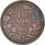 Munten, Luxemburg, William III, 10 Centimes, 1854, Utrecht, FR+, Bronzen