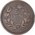Coin, Luxembourg, William III, 5 Centimes, 1854, Utrecht, VF(30-35), Bronze