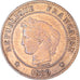 Coin, France, Cérès, 2 Centimes, 1889, Paris, VF(20-25), Bronze, KM:827.1