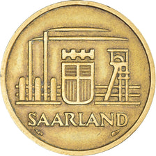 Moneta, SAARLAND, 50 Franken, 1954, Paris, BB, Alluminio-bronzo, KM:3