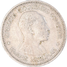 Coin, Ghana, 2 Shilling, 1958, EF(40-45), Copper-nickel, KM:6