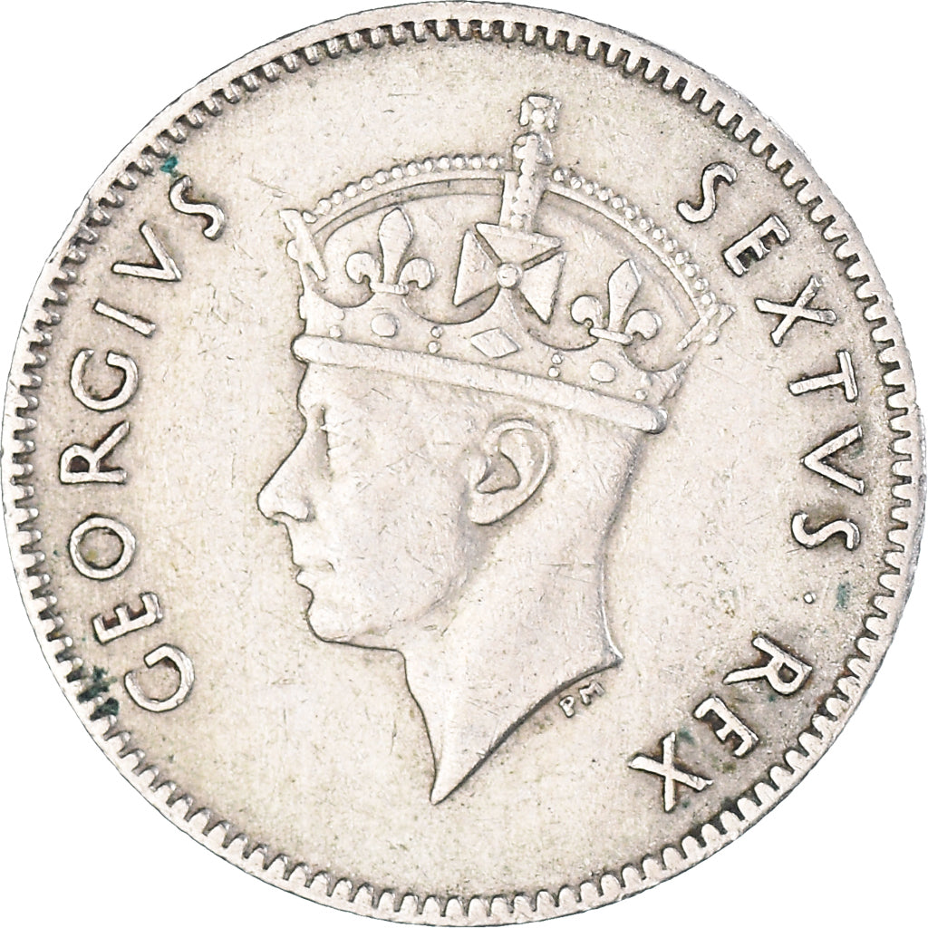 Coin, EAST AFRICA, George VI, 50 Cents, 1949, EF(40-45), Copper-nickel, KM:30