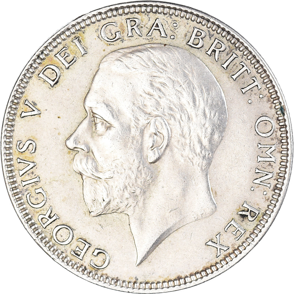 Coin, Great Britain, George V, Florin, Two Shillings, 1928, AU(50-53), Silver