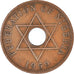 Moneda, Nigeria, Elizabeth II, Penny, 1959, MBC, Bronce, KM:2