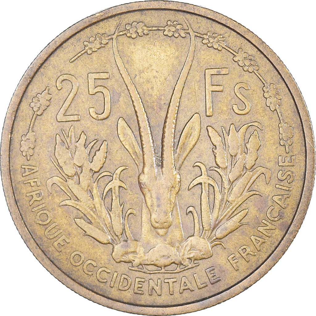 Monnaie, Afrique-Occidentale française, 25 Francs, 1956, Paris, TTB