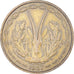 Münze, French West Africa, 25 Francs, 1957, Paris, SS, Aluminum-Bronze, KM:9