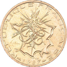 Moneta, Francia, Mathieu, 10 Francs, 1987, Tranche A, SPL-, Nichel-ottone