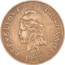 Moneta, Polinesia francese, 100 Francs, 1992, Paris, BB, Nichel-bronzo, KM:14