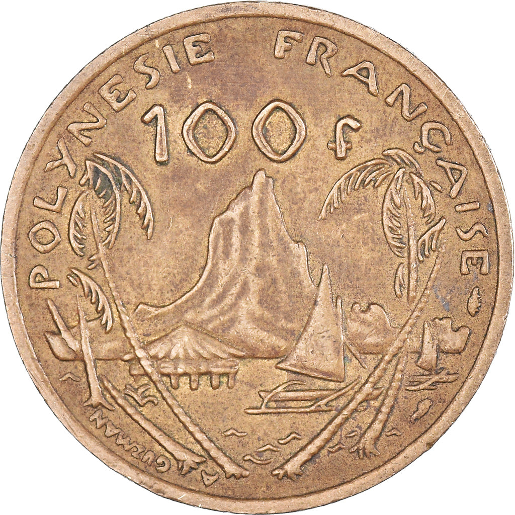 Moneta, Polinesia francese, 100 Francs, 1992, Paris, BB, Nichel-bronzo, KM:14