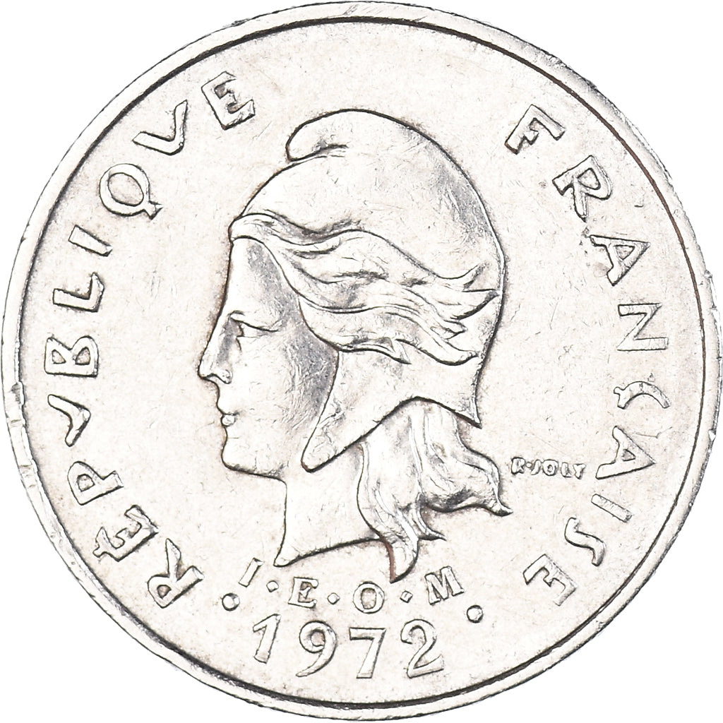 Münze, French Polynesia, 10 Francs, 1972, Paris, SS+, Nickel, KM:8