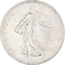 Coin, France, Semeuse, 2 Francs, 1918, Paris, EF(40-45), Silver, KM:845.1