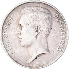 Coin, Belgium, Albert I, Franc, 1911, EF(40-45), Silver, KM:72