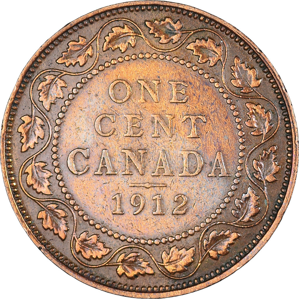 Coin, Canada, George V, Cent, 1912, Royal Canadian Mint, Ottawa, EF(40-45)