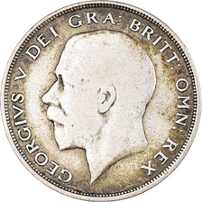 Coin, Great Britain, George V, 1/2 Crown, 1920, F(12-15), Silver, KM:818.1a