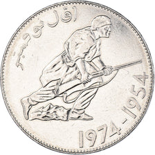Monnaie, Algérie, 5 Dinars, 1974, Paris, TTB+, Nickel, KM:108