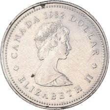 Coin, Canada, Elizabeth II, Dollar, 1982, Royal Canadian Mint, Ottawa