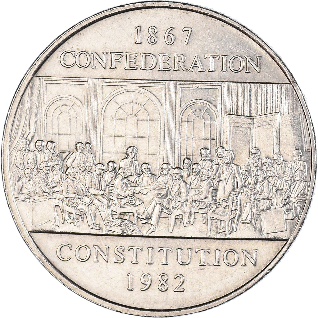 Coin, Canada, Elizabeth II, Dollar, 1982, Royal Canadian Mint, Ottawa